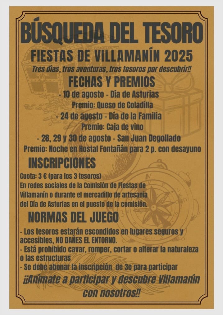 BUSQUEDA DEL TESORO VILLAMANIN 2025