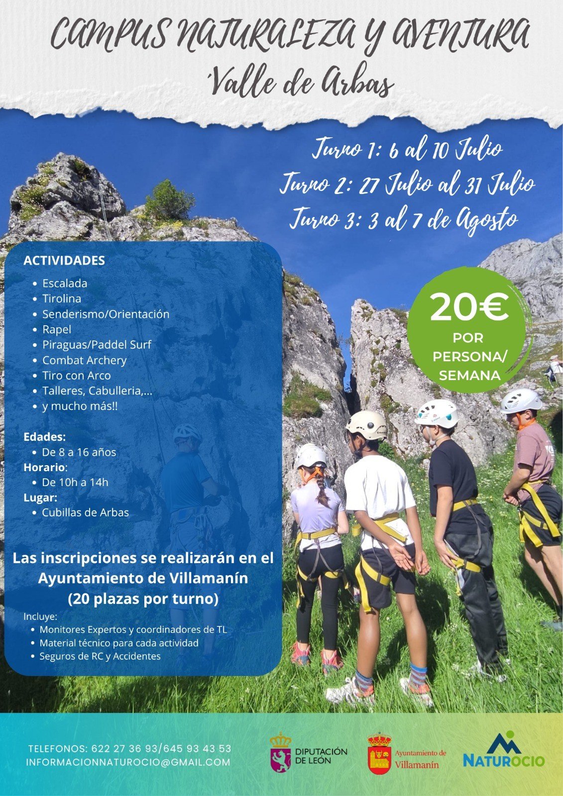 Campus de Aventura y Naturaleza de Cubillas 2026