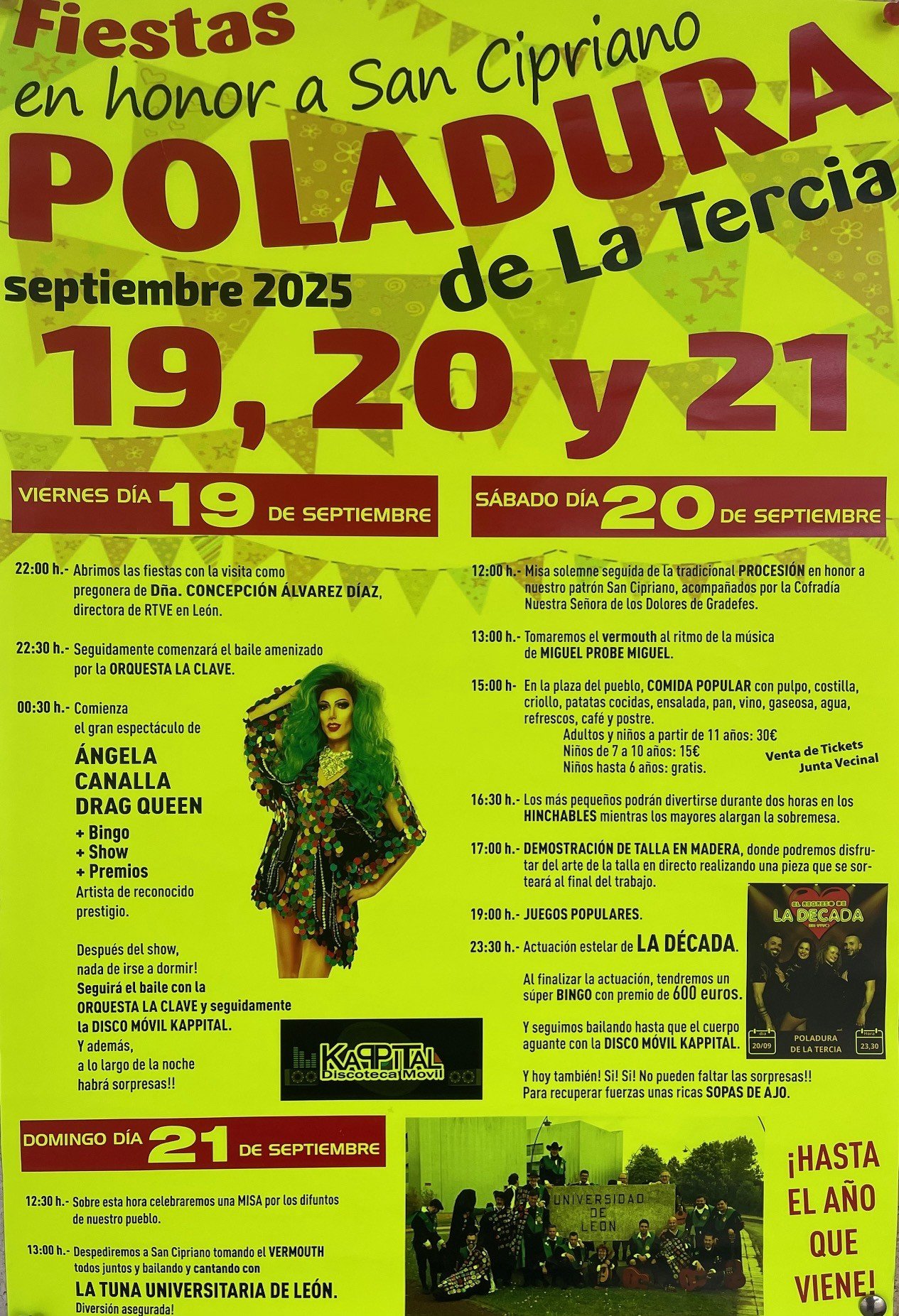 FIESTAS DE POLADURA DE LA TERCIA 2025
