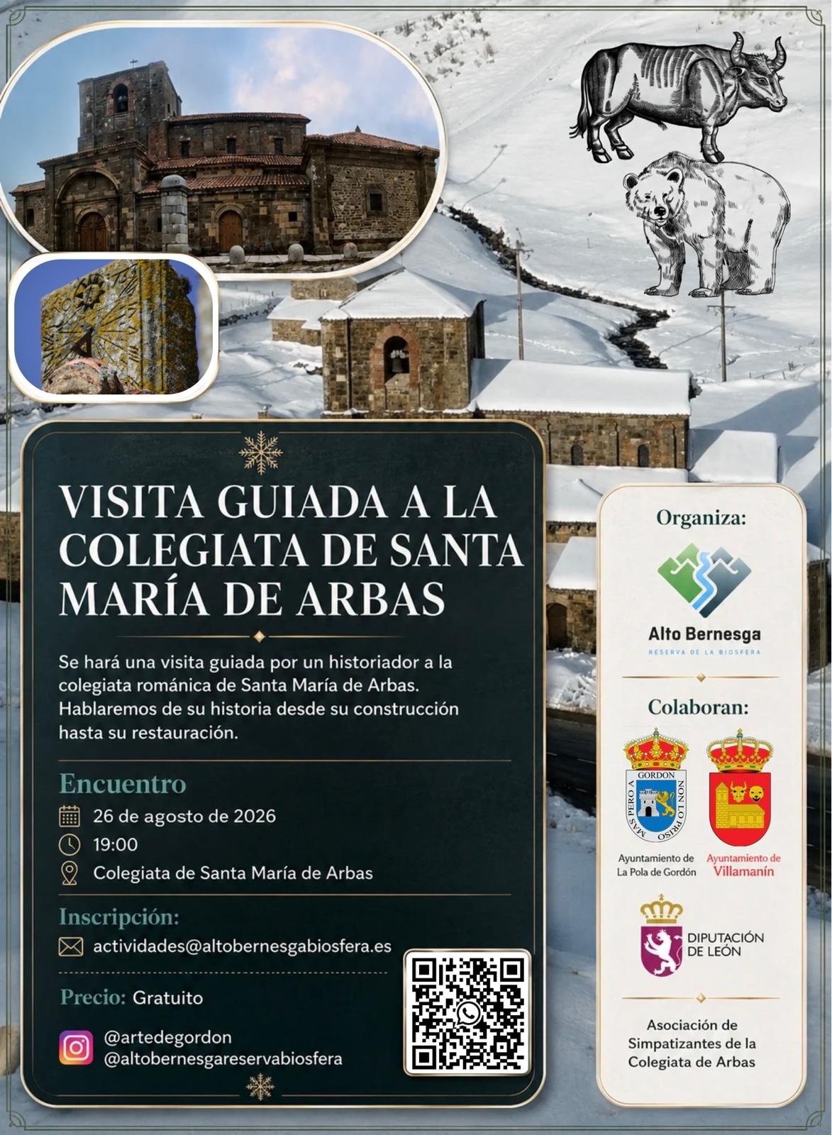 VISITA GUIADA A LA COLEGIATA DE SANTA MARIA DE ARBAS
