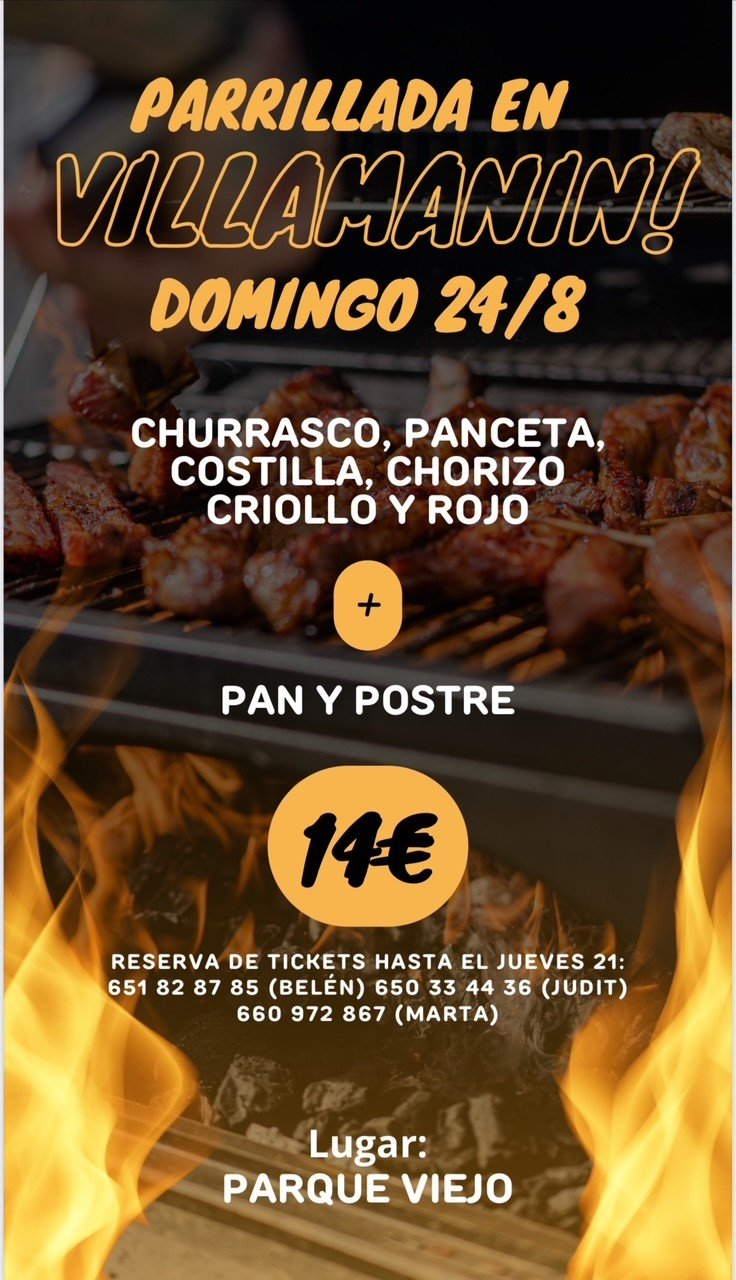 PARRILLADA EN VILLAMANIN