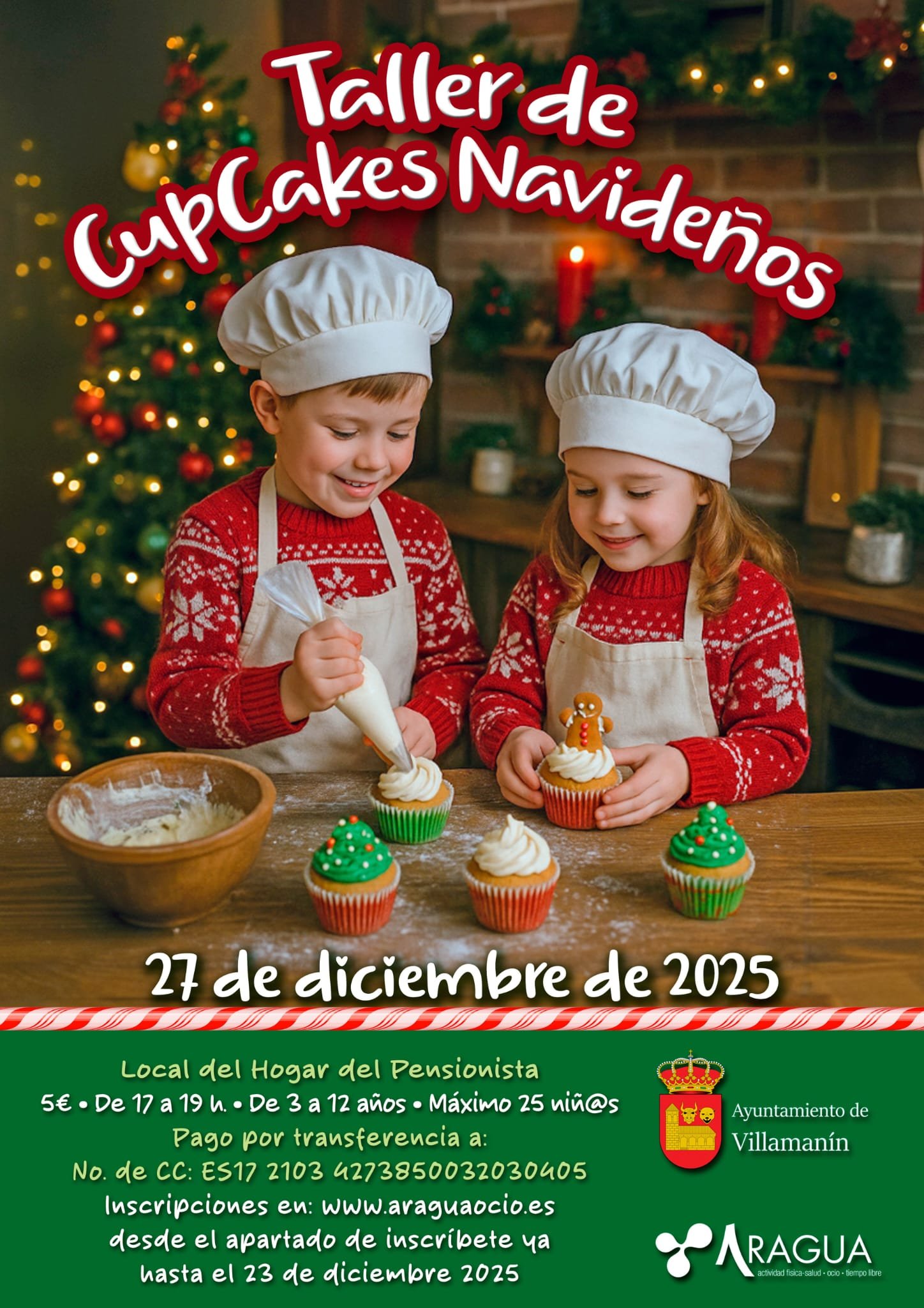 Taller de Cupcakes navideños