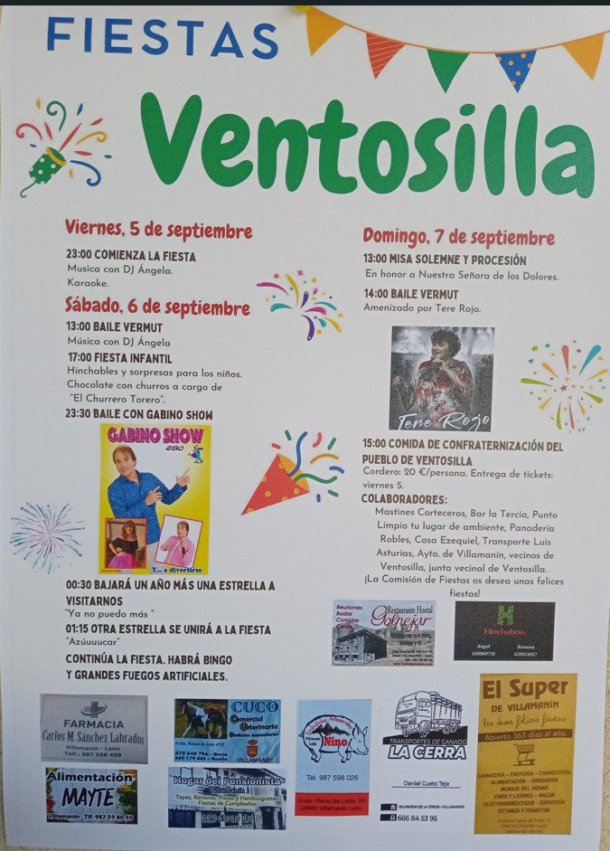 FIESTAS DE VENTOSILLA 2025